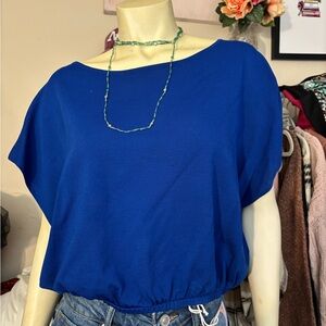 Royal Blue Gabrielle Union Top